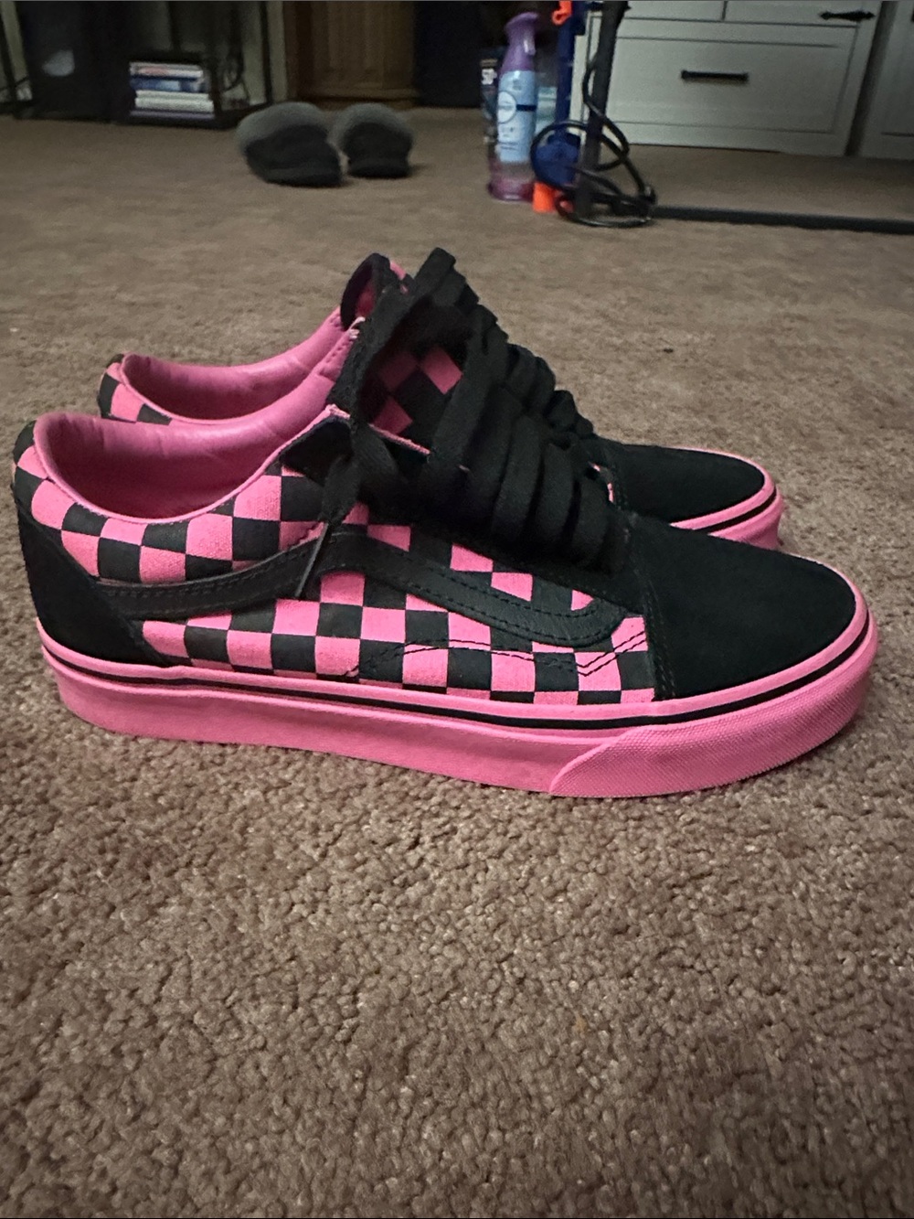 Vans Pink & Black Checkerboard - Picture 4 of 8